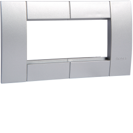 Hager GT452ALU seadme kanduri väljalaskeava 2-kordne 45x45 alumiinium