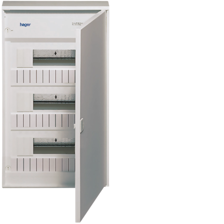 Hager VA36K Enclosure, Volta, Surface, 3x12 MOD, IP30