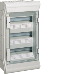 Hager VE312L Distribution Board Enclosure, 36 Modules, IP5X