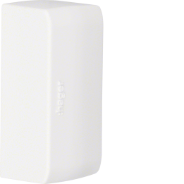 Hager ATA205069016 End Cap for ATEHA Trunking, 20x50mm, Traffic White