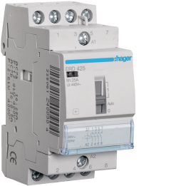 Hager ERD425 Override Contactor 25A 4NO 24V