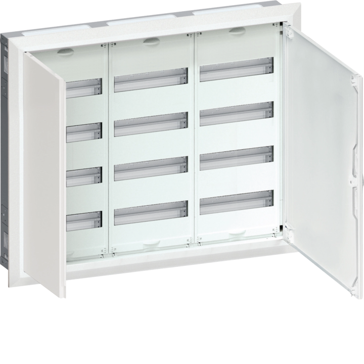 Hager FWU43A Flush-Mounted Enclosure 4-Row 144 Modules