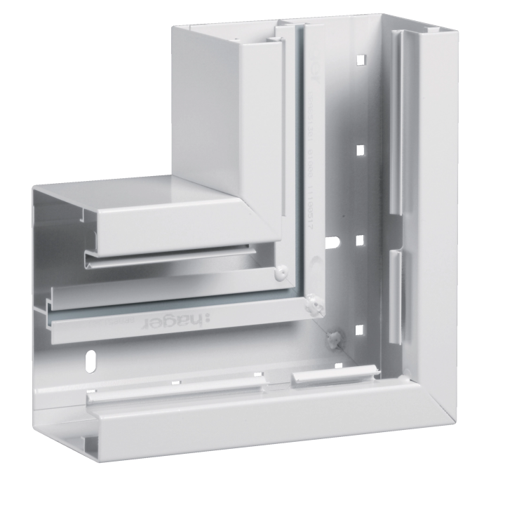Hager BRA8513059016 lame nurk 85x130mm kaas 80mm valge