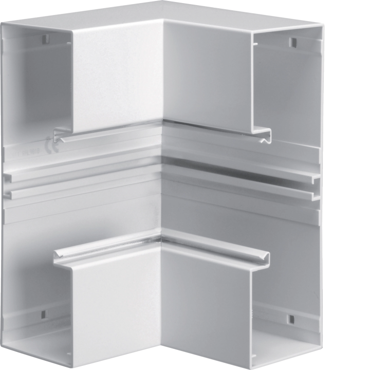 Hager BRA6521049016 iekšējais stūris grīdas kanālam 68x210mm vāks 80mm balts