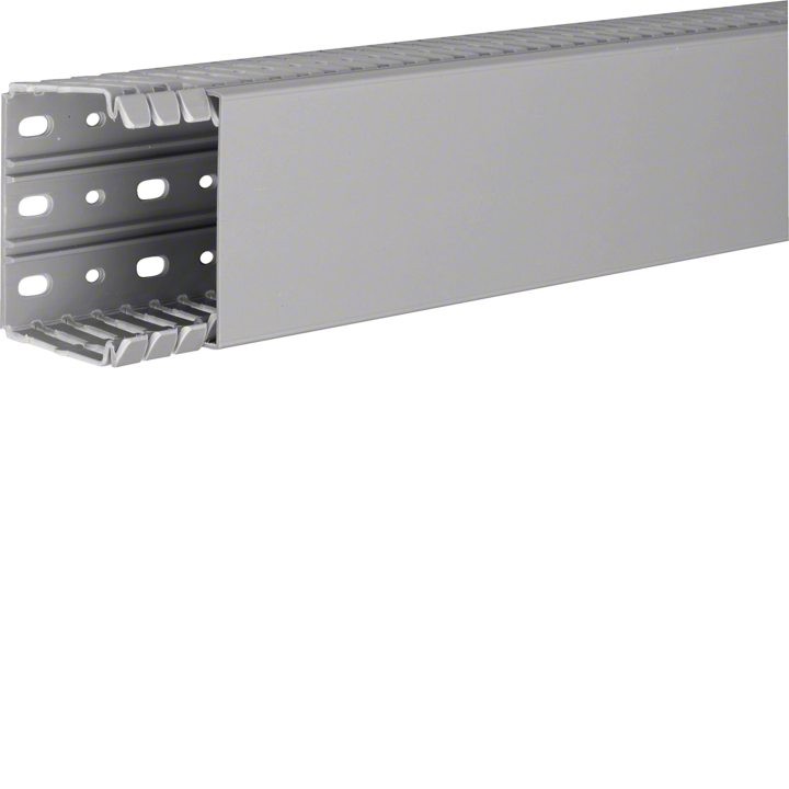 Hager BA760080 Slotted Panel Trunking 60x80mm Grey