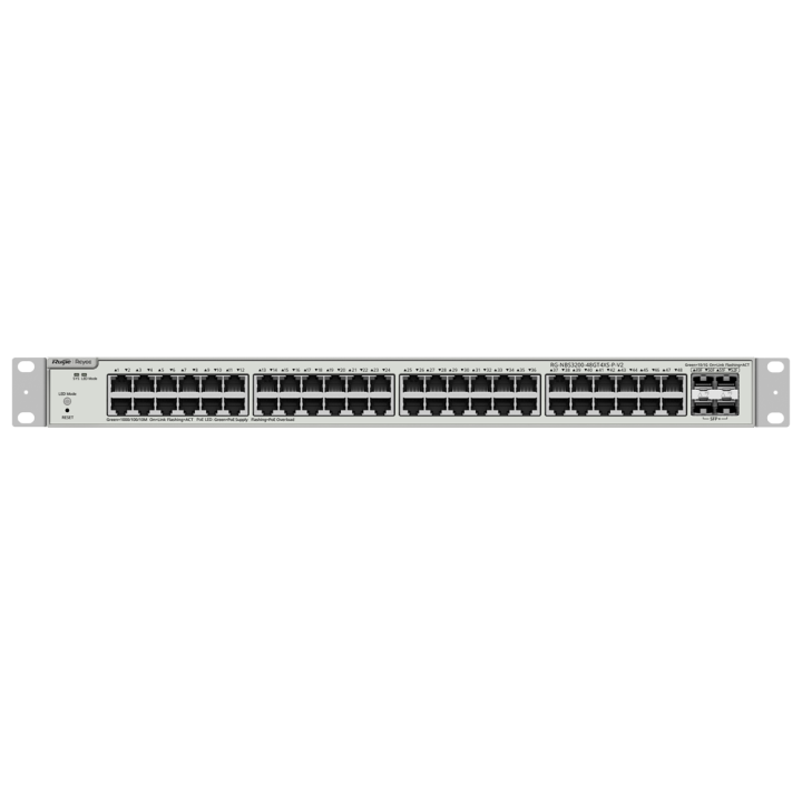 Управляемый гигабитный коммутатор REYEE RG-NBS3200-48GT4XS-P-V2 с PoE+