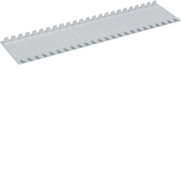 Hager VZ415 Blanking Strip, 12M, RAL 7035