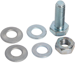 Hager M1043 ruuvit ja aluslevyt M10x30 mm