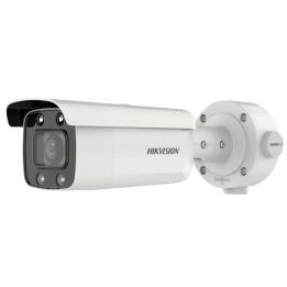 HIKVISION PRO DS-2CD3646G2/P-LZS(2.8-12mm) 4MP lauko Bullet IP kamera su PoE, IP67, 60m IR, balta šviesa, WDR 120dB, Varifocal o