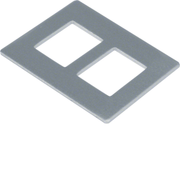 Hager GTVDM052 atraminė plokštė, skirta GTVD2/3, 2xRJ45, 20,1x14,8 mm