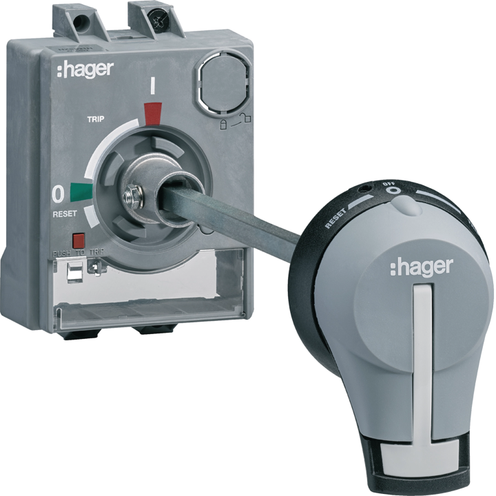 Hager HXS031H Rotary Handle on Door P160
