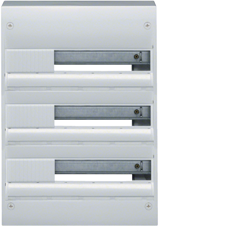 Hager GD318S Surface-Mounted Distribution Board Enclosure, 54 Modules, IP30