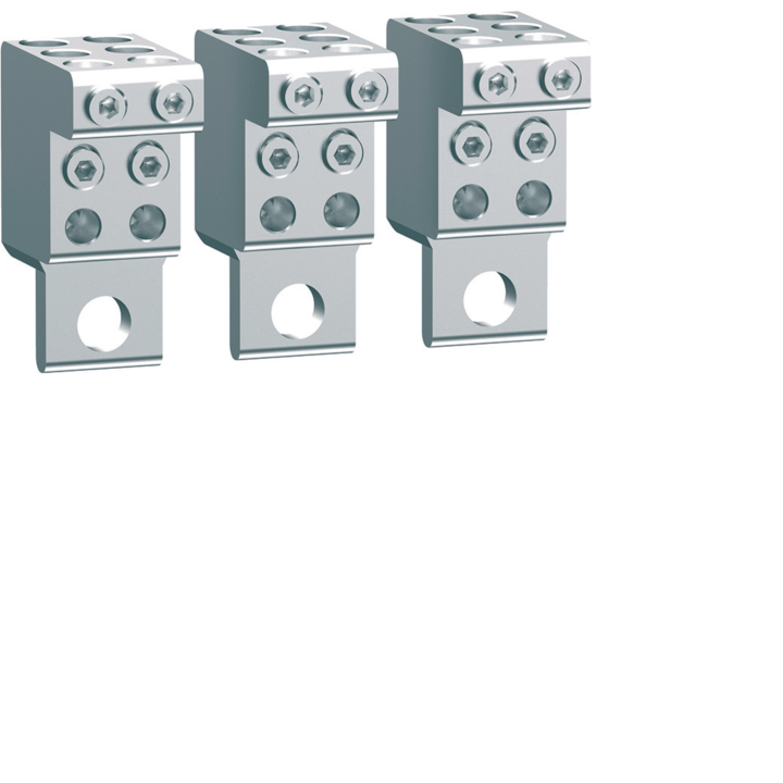 Hager HYS055H Distribution Block 3P 160A 4-25mm² Cage Clamp