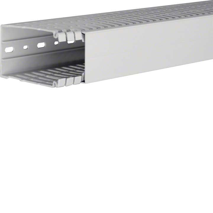 Hager HA7100060 rievota paneļa kanāls 100x60 mm, pelēks