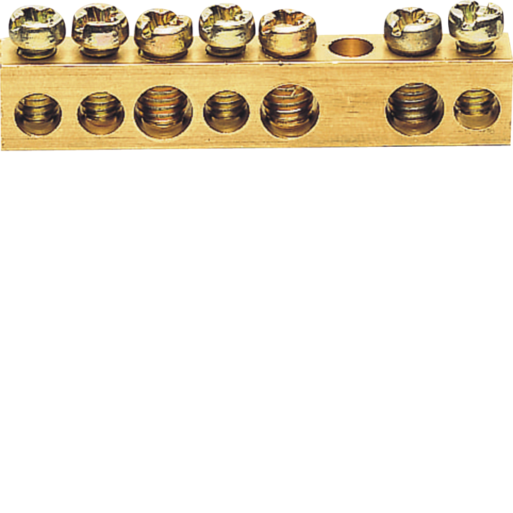 Hager K142 Brass Terminal, 49mm, 4x10mm² - 3x16mm²