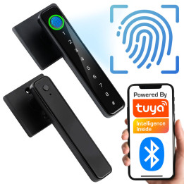 Smart Lock kvadrātveida rokturis ar Bluetooth, pirkstu nospiedumu un tastatūru TUYA