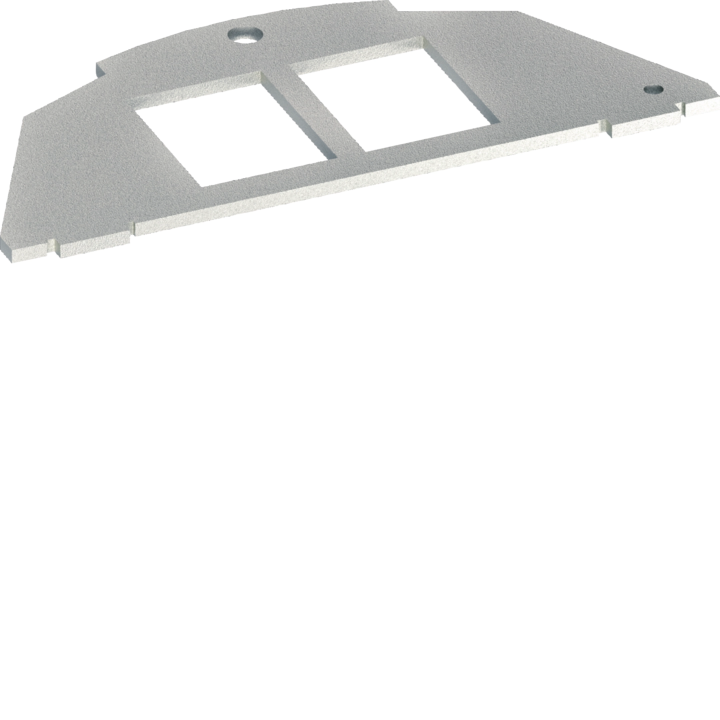 Hager BSM012 atbalsta plāksne, tips 01, 193x148 mm, 2 grupa