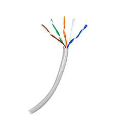 Кабель SAFIRE SF-UTP5E-100-H-24AWG-G, Cat5e U/UTP, оптом, 100м, серый