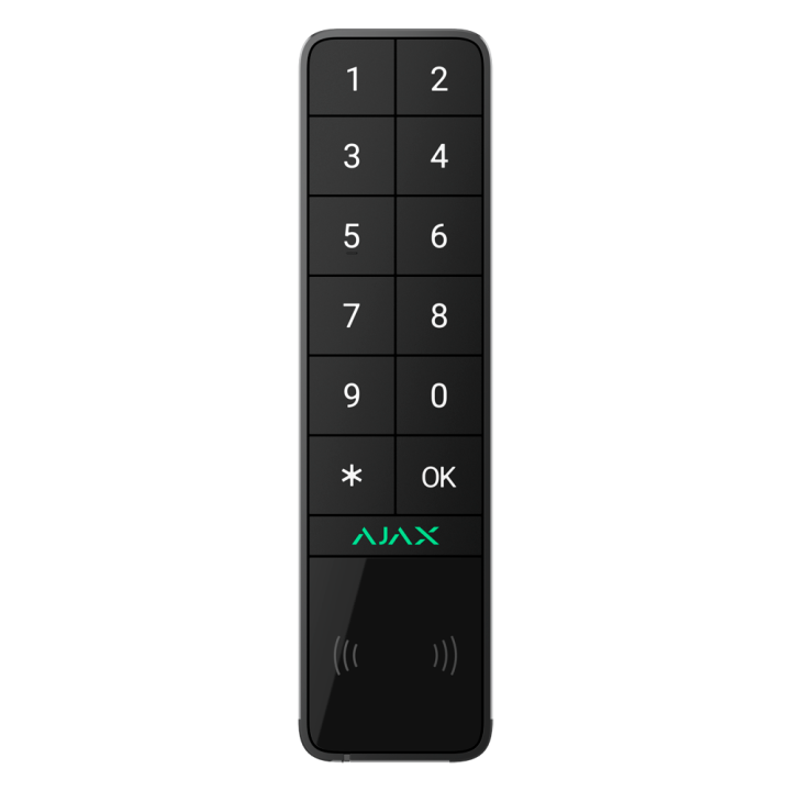 AJAX AJ-KEYPADOUTDOOR-B lauko klaviatūra IP65 juoda