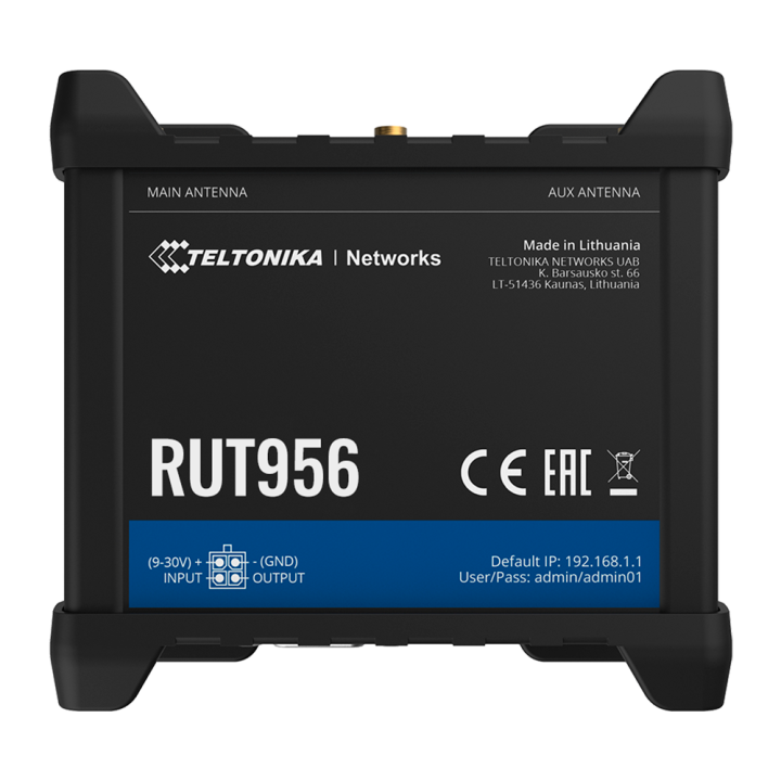 TELTONIKA TK-RUT956 maršrutizatorius 100Mbps Wi-Fi N