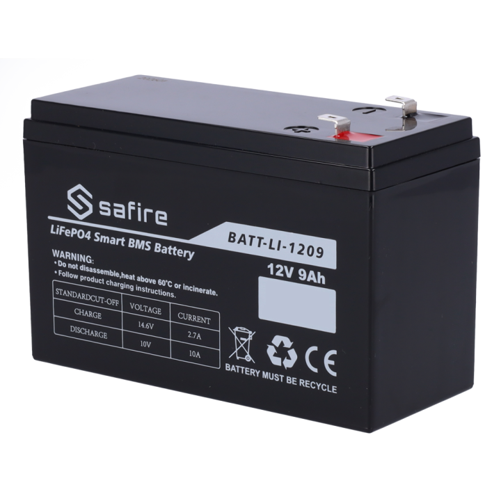 SAFIRE BATT-LI-1209 12V ličio jonų baterija