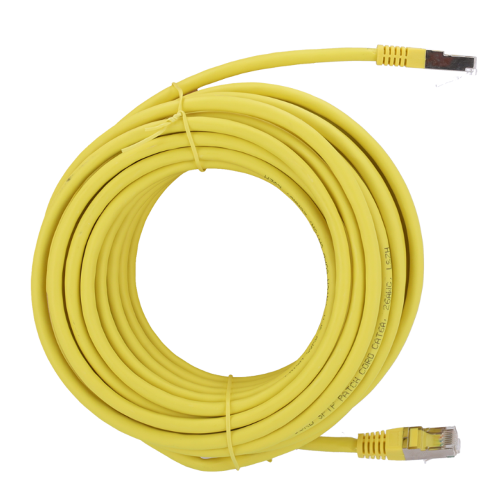SAFIRE SFTP6A-H-2Y 6mm² alvēts vara strāvas kabelis ar LSZH apvalku – dzeltenzaļš