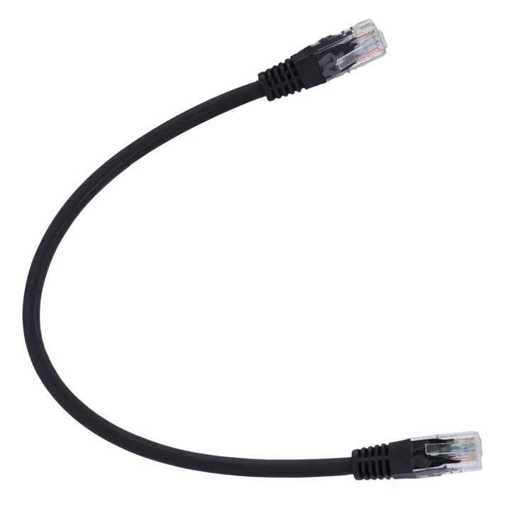 SAFIRE UTP6-H-1BK Cat6 UTP tīkla vads, melns, PVC, tīrs varš