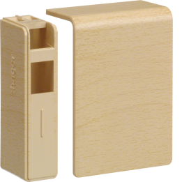 Hager SL200556D3 End Cap for Cable Trunking, 56x56mm, Grey