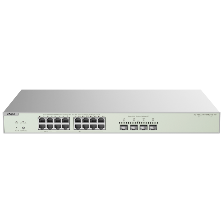 REYEE RG-NBS3300-16MG4XS-HP Managed Switch with PoE