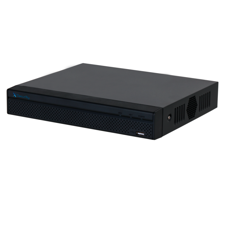 X-SECURITY XS-NVR2104-4P-SMD 4-Channel PoE NVR with 12MP Support and SMD AI