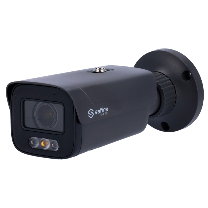 SAFIRE SMART SF-IPB580ZA-4E1-DL-GREY 4MP Dual Illumination Bullet IP Camera