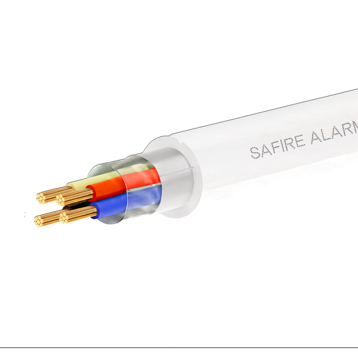 SAFIRE CA4-100-PVC-ECA-WHITE Cat6 U/UTP kabelis 100 m baltas