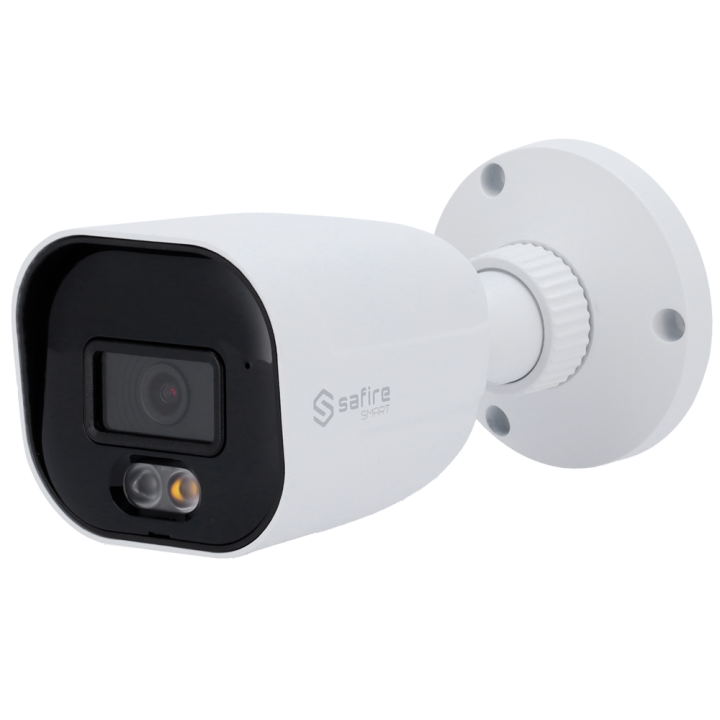 SAFIRE SMART SF-IPB080A-4E1-DL 4MP Outdoor Bullet IP Camera with PoE, Wi-Fi, Dual Illumination