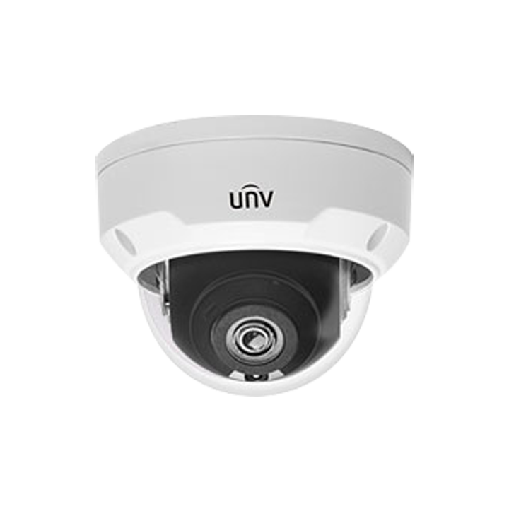 UNIVIEW EASY UV-IPC324LR3-VSPF28 4MP IP PoE kupolinė kamera su 2,8 mm objektyvu, 30 m IR, IP66, Wi-Fi