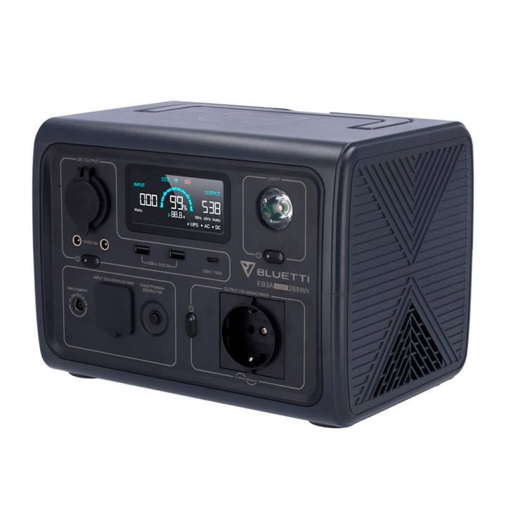 BLUETTI EB3A Kaasaskantav elektrijaam 268Wh LiFePO4 UPS