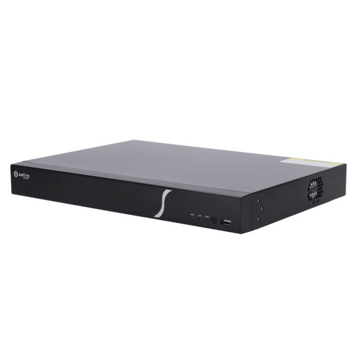 SAFIRE SMART SF-NVR8216A-B2 16 kan. PoE NVR 12MP