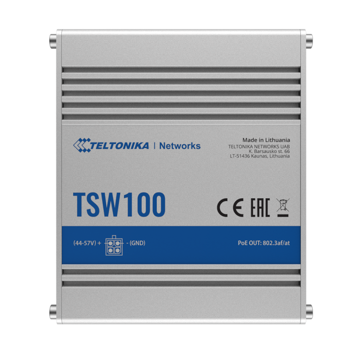 TELTONIKA TK-TSW100 5 prievadų Gigabit PoE valdomas