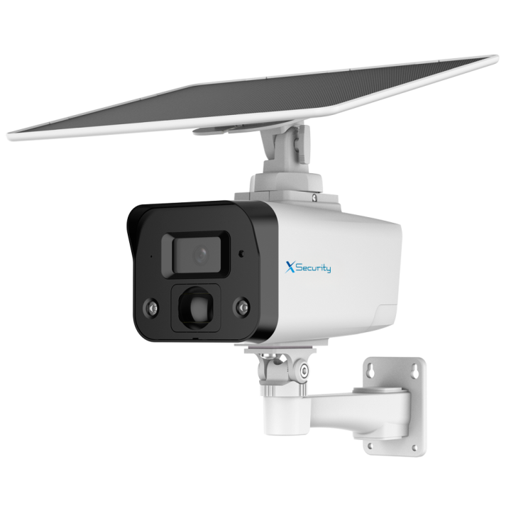 XS-IPB040A-4Y-DL-SOLARPIR-4G X-SECURITY 4MP Bullet IP Camera with PoE, Wi-Fi, IR 50m, IP67