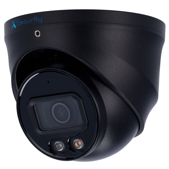 X-SECURITY XS-IPT981A-6P-DL-WIZ-BLACK 6 MP Turret IP-kaamera koos PoE, Wi-Fi, IP67, 30 m IR, 2,8 mm objektiiviga, sisseehitatud 