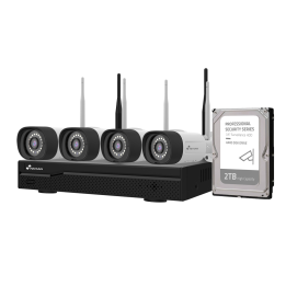 NIVIAN RETAIL NV-KIT1630W6-4CAM-2TB 4-Channel IP Camera Kit with 2TB HDD