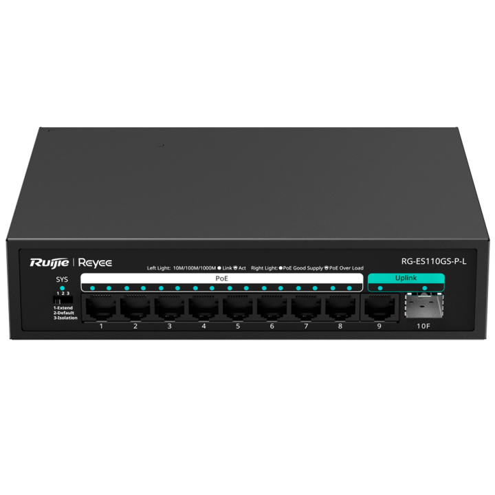 REYEE RG-ES110GS-P-L 5-Port Gigabit PoE Switch