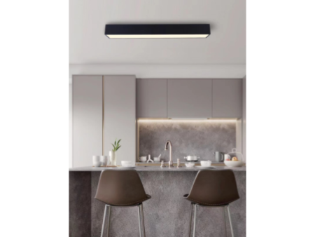 CANTO Smart griestu lampa 90x15cm 50W melns Zigbee 3.0