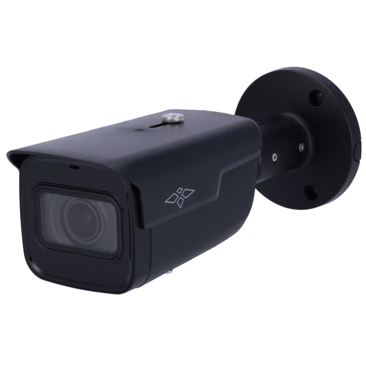 X-SECURITY XS-IPB828ZSW-4P-BLACK 4MP Outdoor Bullet IP-kaamera PoE, Wi-Fi, 60m IR, Varifokaalse objektiiviga