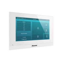 „Akuvox C313N“ 7 colių „Linux PoE“ vidaus monitorius, baltas dizainas