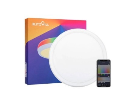 Griestu lampa ar RGB apgaismojumu 30cm 32w