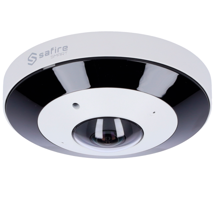 SAFIRE SMART SF-IPD360A-12I1 12MP IP67 kupola IP kamera ar PoE, Wi-Fi, IR 30m, iebūvētu mikrofonu