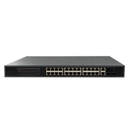 NACIONAL SW2426POE-400W Managed PoE Switch, 21 Ports, 400W