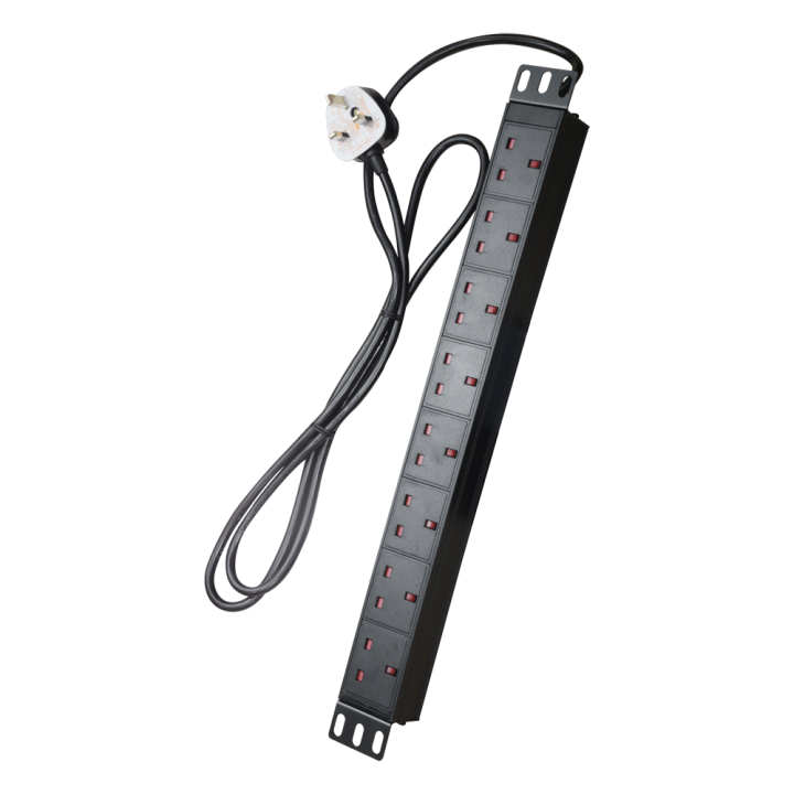 MARCA BLANCA PDU-8P1U-UK 8 lizdų 1U PDU su USB