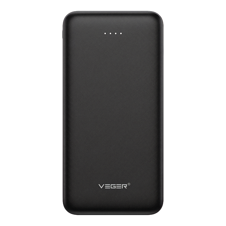 VEGER VG-W1065 Power Bank 5001 mAh Musta