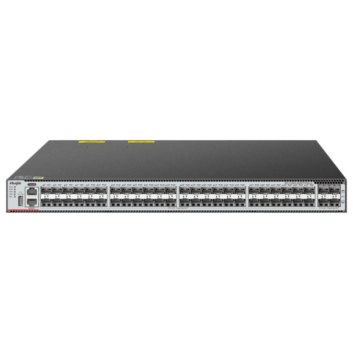 RUIJIE RG-CS85-48SFP4XS-D Managed L3 Switch, 48x SFP+ 10GbE + 4x 100GbE Uplink, PoE